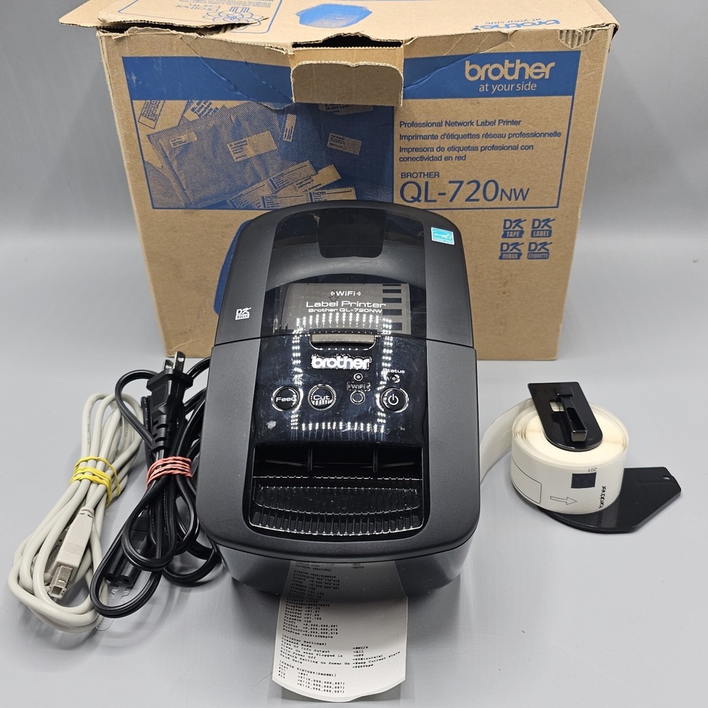 Brother QL-720NW High-speed Thermal Label Printer Wi-Fi Tested!
